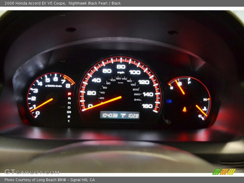 Nighthawk Black Pearl / Black 2006 Honda Accord EX V6 Coupe