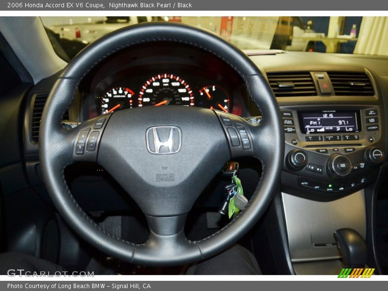 Nighthawk Black Pearl / Black 2006 Honda Accord EX V6 Coupe