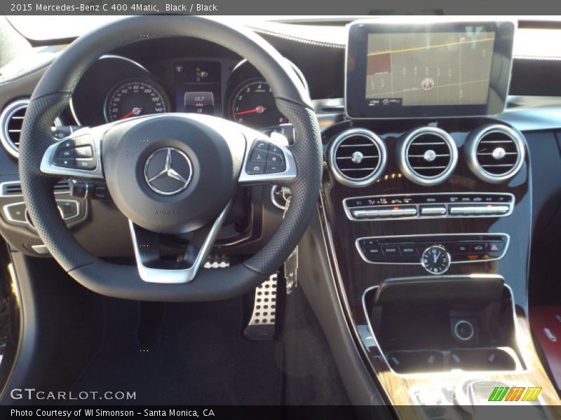 Black / Black 2015 Mercedes-Benz C 400 4Matic