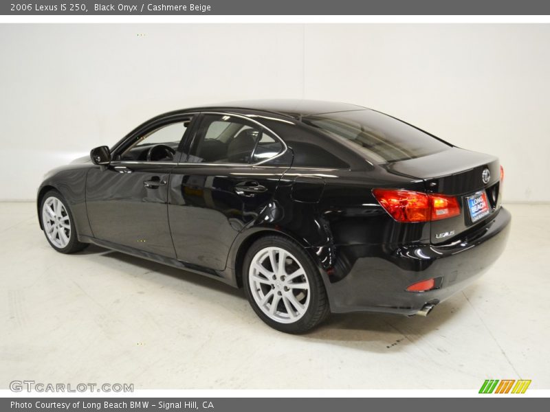 Black Onyx / Cashmere Beige 2006 Lexus IS 250