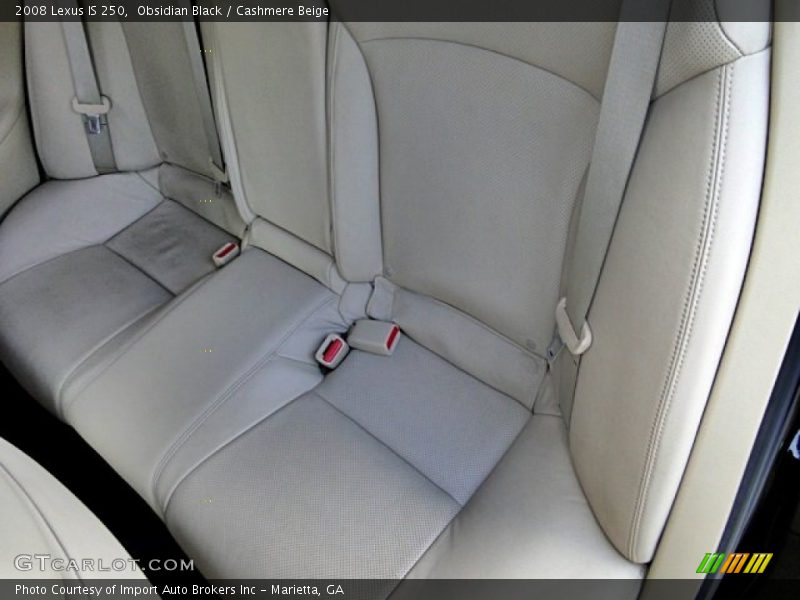 Obsidian Black / Cashmere Beige 2008 Lexus IS 250
