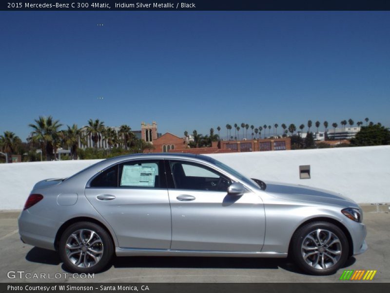 Iridium Silver Metallic / Black 2015 Mercedes-Benz C 300 4Matic