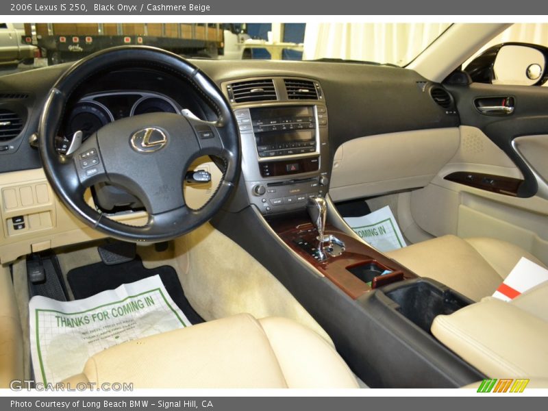 Black Onyx / Cashmere Beige 2006 Lexus IS 250