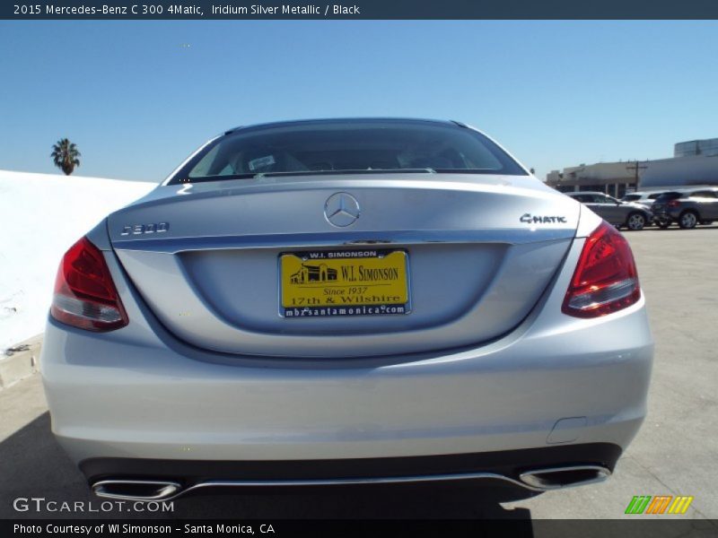 Iridium Silver Metallic / Black 2015 Mercedes-Benz C 300 4Matic