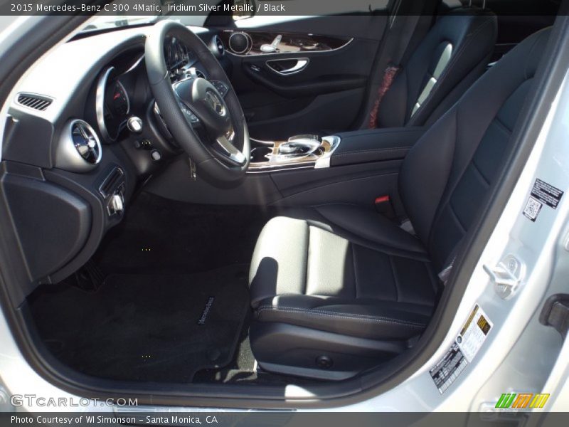 Iridium Silver Metallic / Black 2015 Mercedes-Benz C 300 4Matic