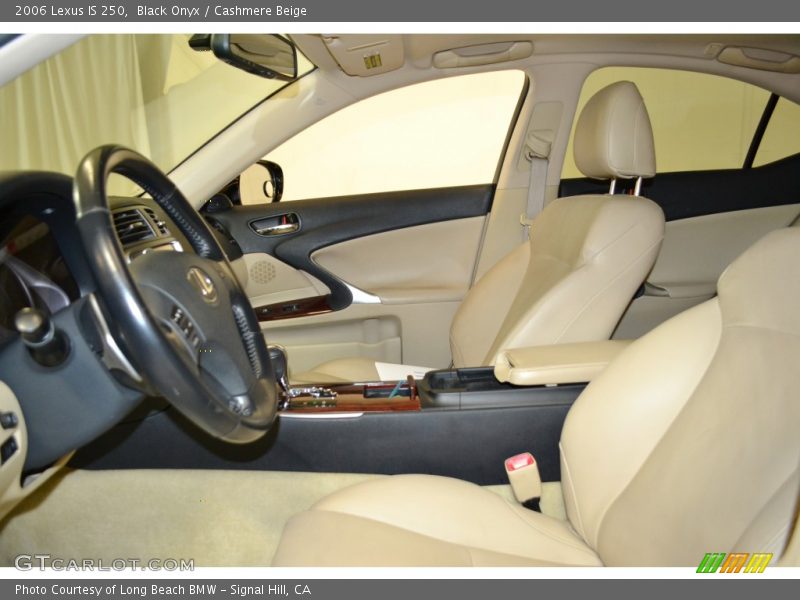 Black Onyx / Cashmere Beige 2006 Lexus IS 250