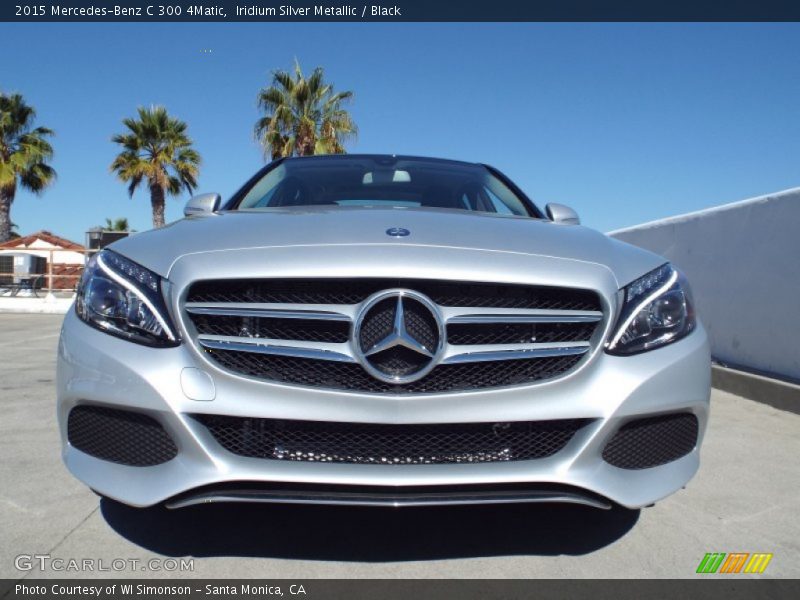 Iridium Silver Metallic / Black 2015 Mercedes-Benz C 300 4Matic