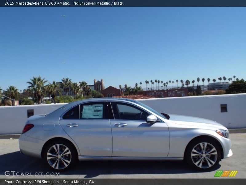 Iridium Silver Metallic / Black 2015 Mercedes-Benz C 300 4Matic