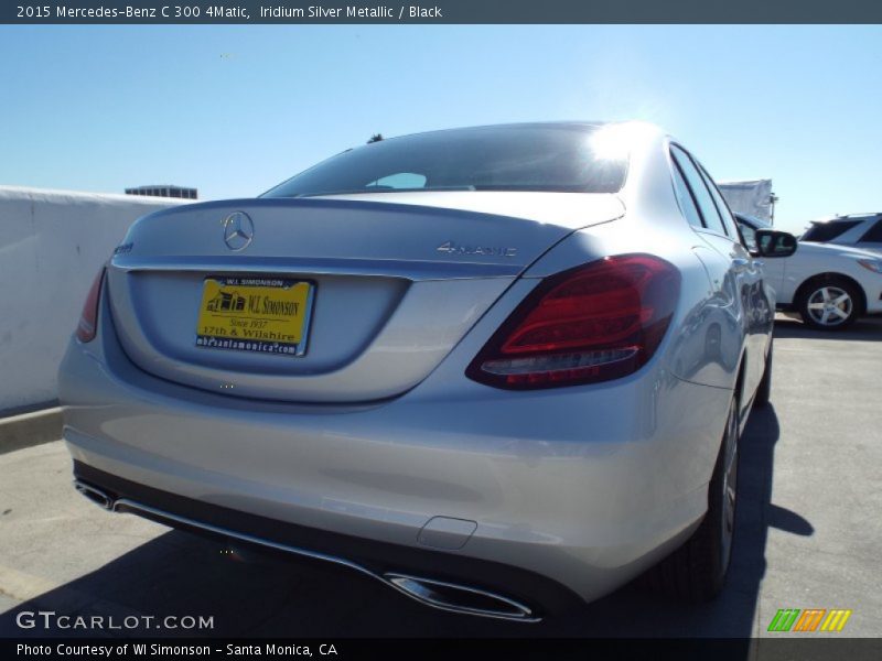 Iridium Silver Metallic / Black 2015 Mercedes-Benz C 300 4Matic