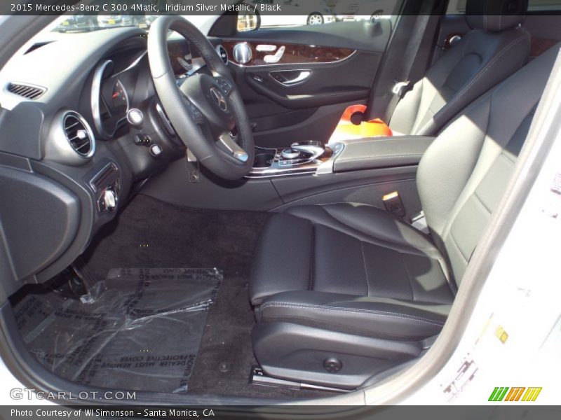 Iridium Silver Metallic / Black 2015 Mercedes-Benz C 300 4Matic