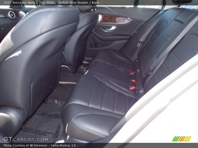 Iridium Silver Metallic / Black 2015 Mercedes-Benz C 300 4Matic