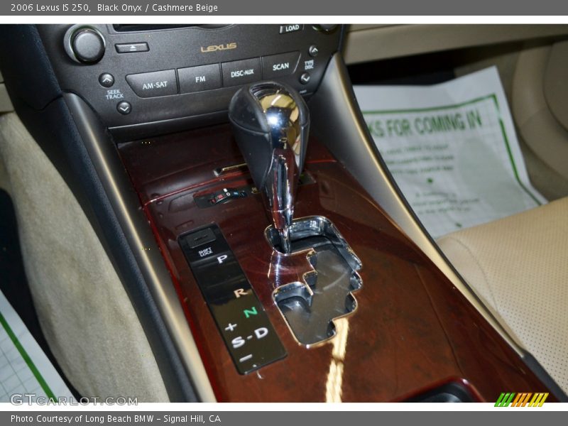 Black Onyx / Cashmere Beige 2006 Lexus IS 250