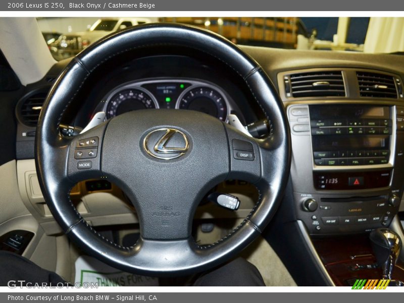 Black Onyx / Cashmere Beige 2006 Lexus IS 250
