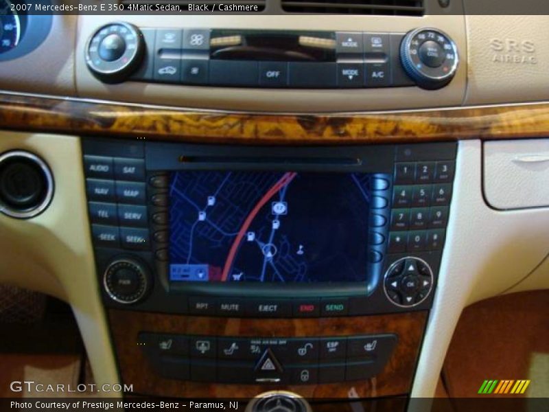 Black / Cashmere 2007 Mercedes-Benz E 350 4Matic Sedan