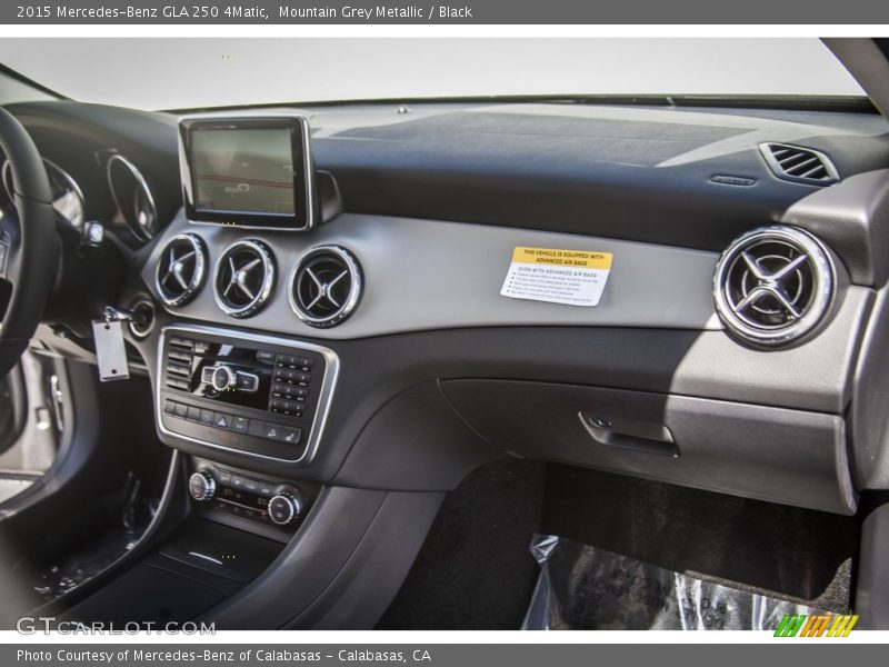 Dashboard of 2015 GLA 250 4Matic