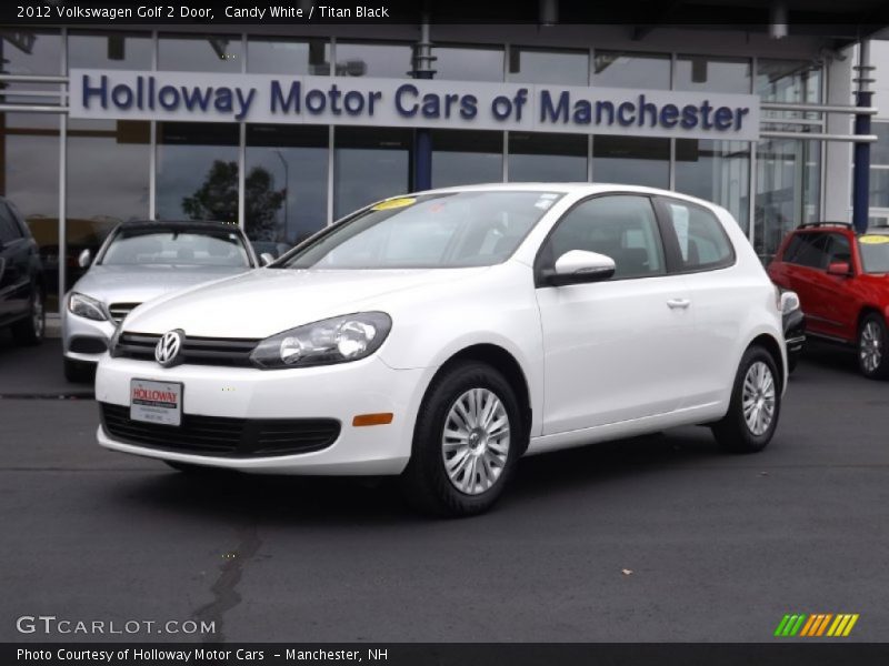 Candy White / Titan Black 2012 Volkswagen Golf 2 Door