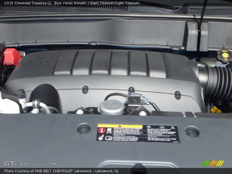 Blue Velvet Metallic / Dark Titanium/Light Titanium 2015 Chevrolet Traverse LS