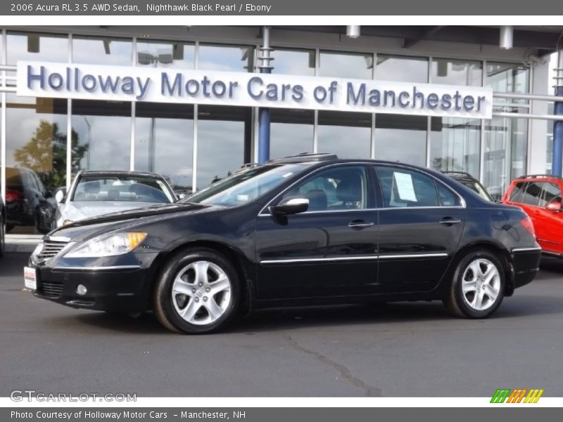 Nighthawk Black Pearl / Ebony 2006 Acura RL 3.5 AWD Sedan