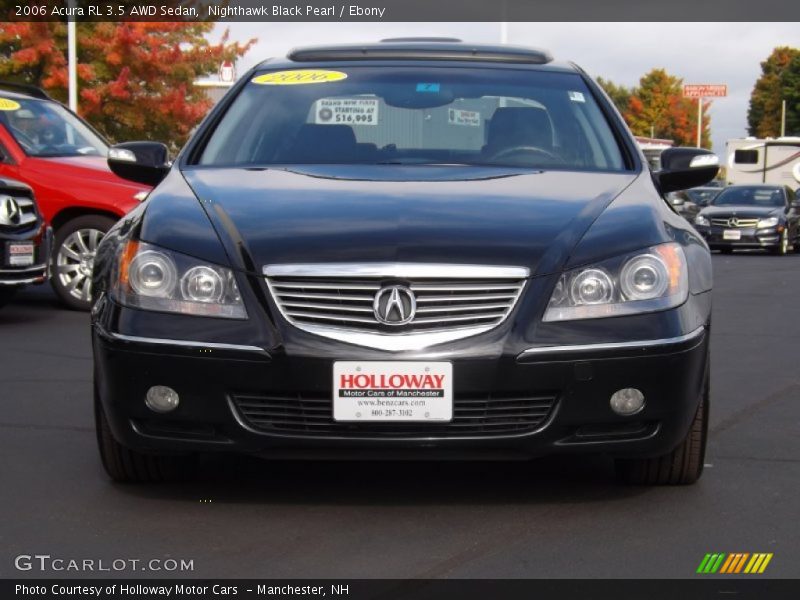 Nighthawk Black Pearl / Ebony 2006 Acura RL 3.5 AWD Sedan