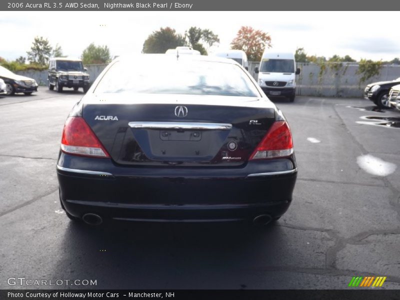 Nighthawk Black Pearl / Ebony 2006 Acura RL 3.5 AWD Sedan