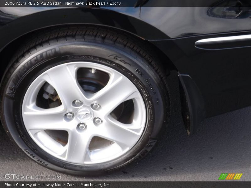 Nighthawk Black Pearl / Ebony 2006 Acura RL 3.5 AWD Sedan