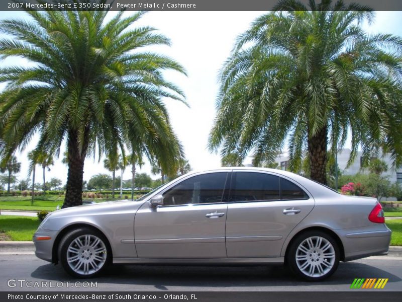 Pewter Metallic / Cashmere 2007 Mercedes-Benz E 350 Sedan