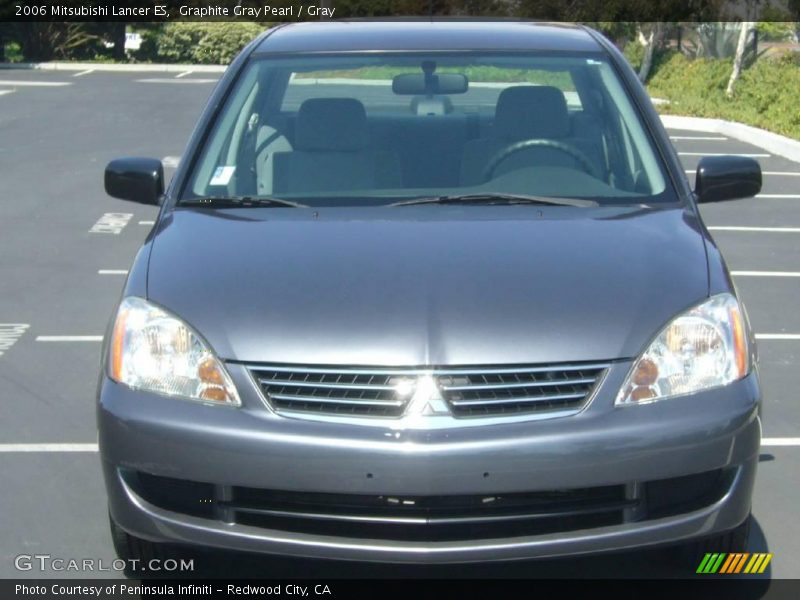 Graphite Gray Pearl / Gray 2006 Mitsubishi Lancer ES