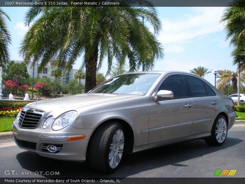 Pewter Metallic / Cashmere 2007 Mercedes-Benz E 350 Sedan