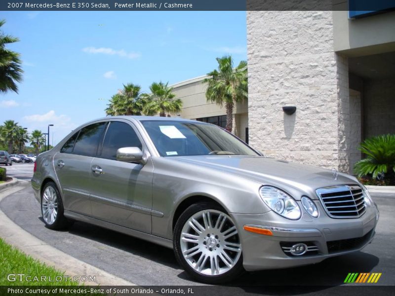 Pewter Metallic / Cashmere 2007 Mercedes-Benz E 350 Sedan