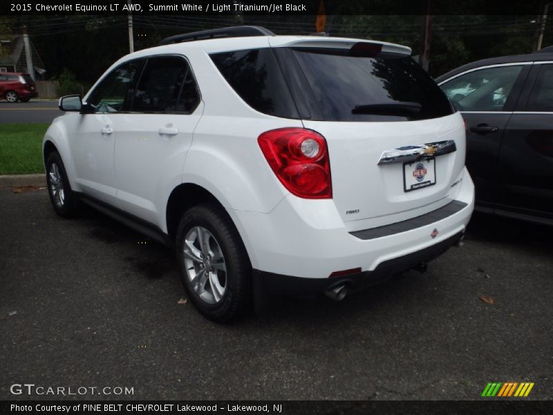 Summit White / Light Titanium/Jet Black 2015 Chevrolet Equinox LT AWD