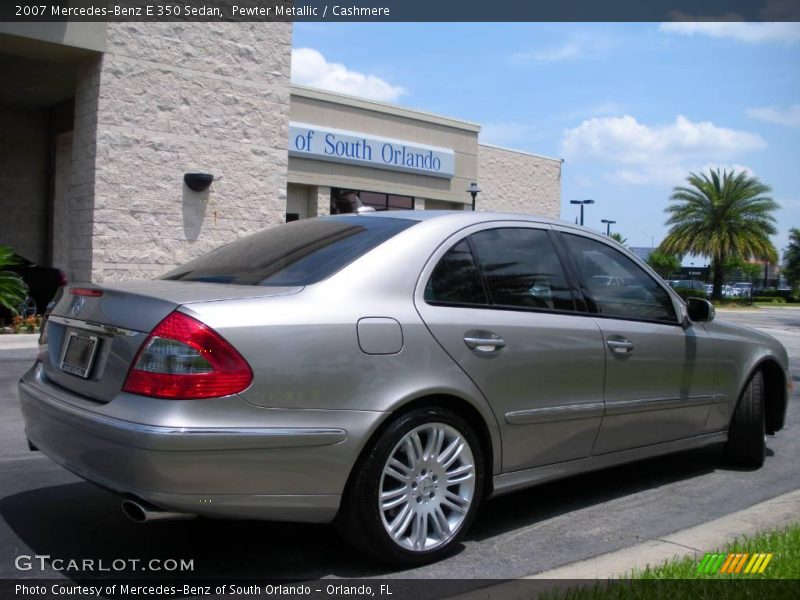 Pewter Metallic / Cashmere 2007 Mercedes-Benz E 350 Sedan