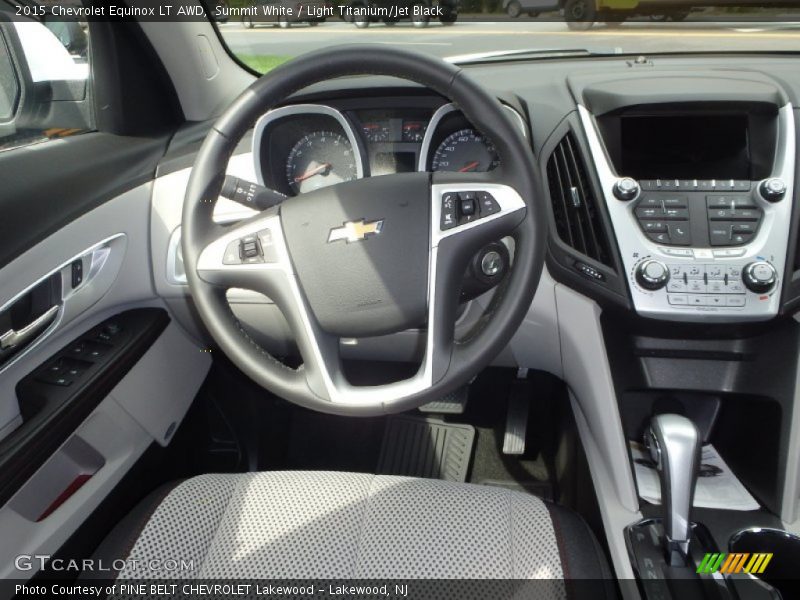 Summit White / Light Titanium/Jet Black 2015 Chevrolet Equinox LT AWD