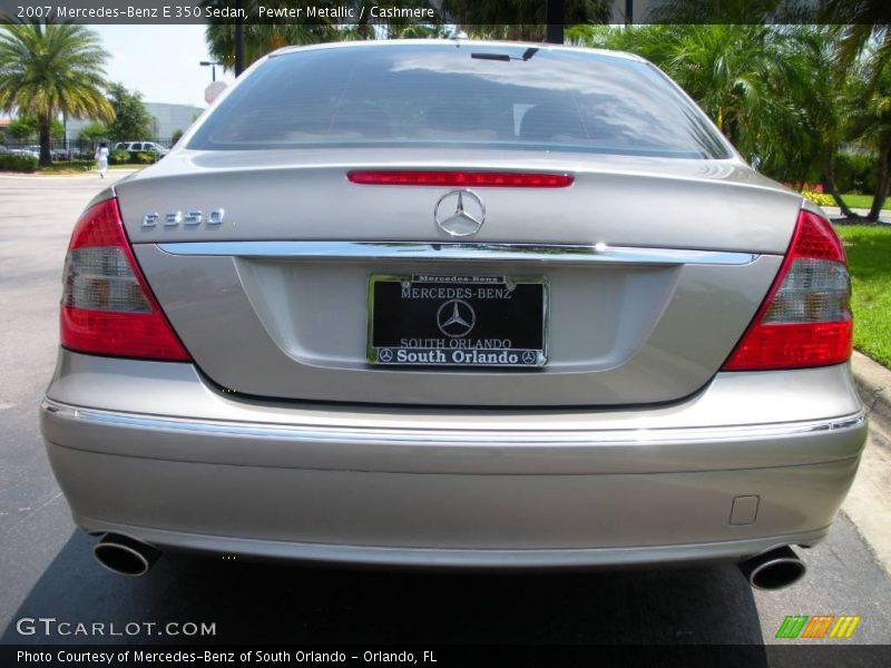 Pewter Metallic / Cashmere 2007 Mercedes-Benz E 350 Sedan