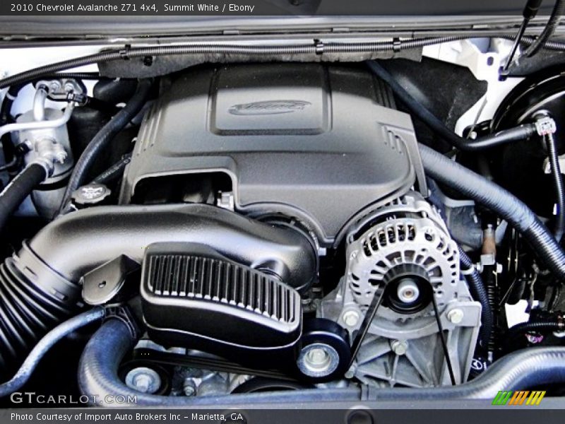 Summit White / Ebony 2010 Chevrolet Avalanche Z71 4x4