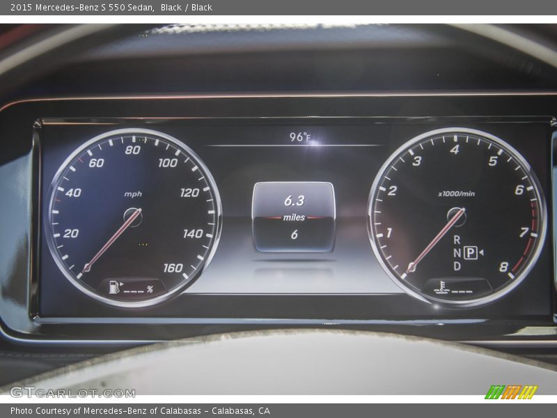 Black / Black 2015 Mercedes-Benz S 550 Sedan
