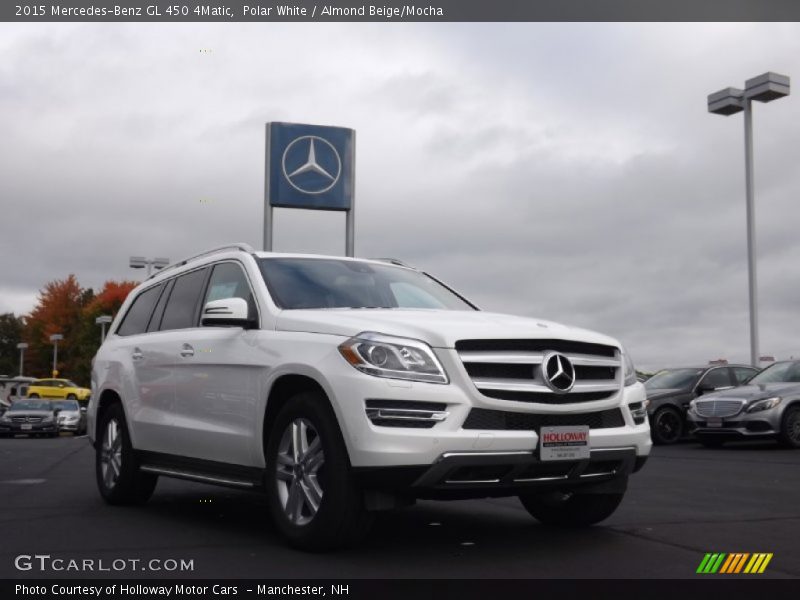 Polar White / Almond Beige/Mocha 2015 Mercedes-Benz GL 450 4Matic