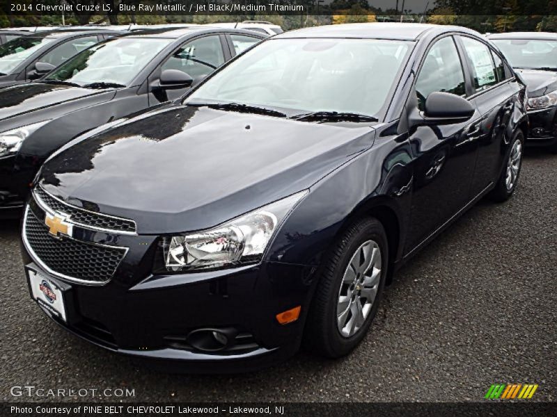 Blue Ray Metallic / Jet Black/Medium Titanium 2014 Chevrolet Cruze LS