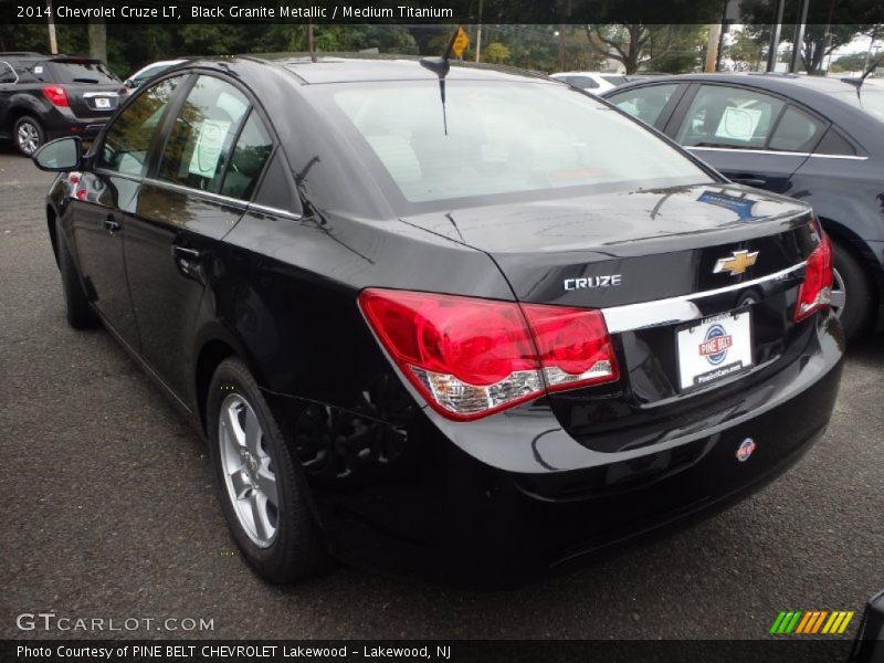 Black Granite Metallic / Medium Titanium 2014 Chevrolet Cruze LT