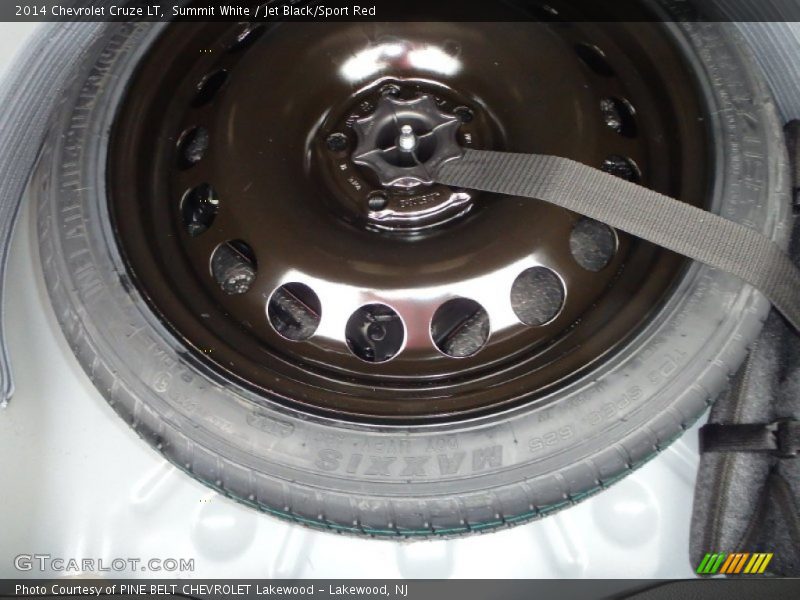 Summit White / Jet Black/Sport Red 2014 Chevrolet Cruze LT