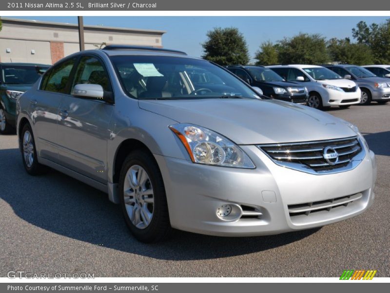 Brilliant Silver / Charcoal 2011 Nissan Altima 2.5 SL