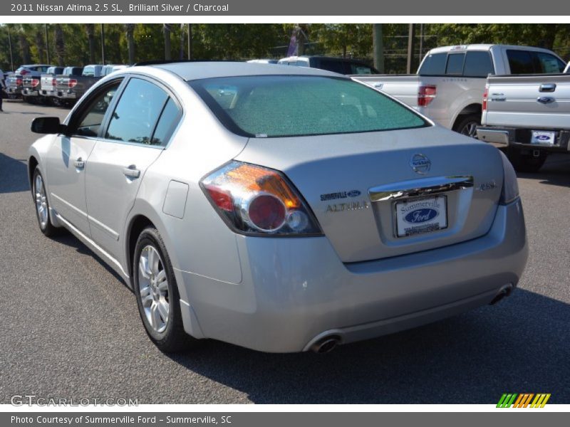 Brilliant Silver / Charcoal 2011 Nissan Altima 2.5 SL