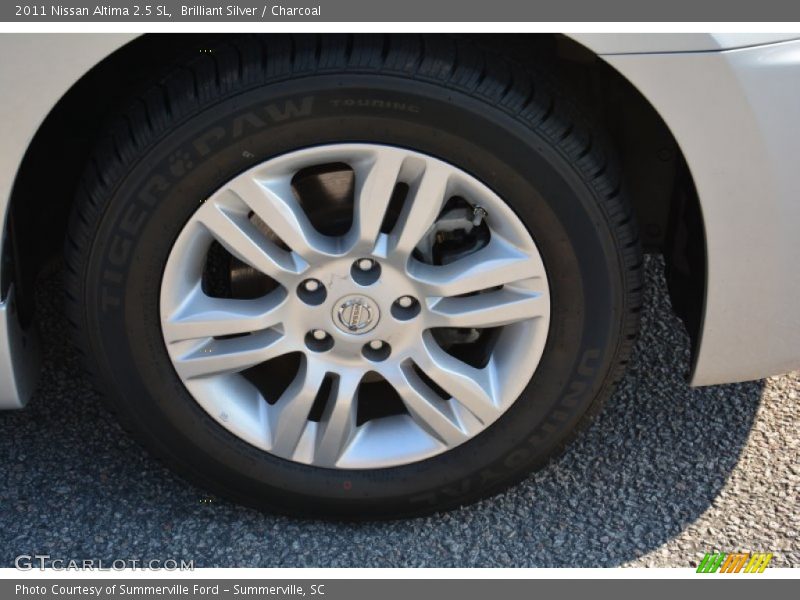 Brilliant Silver / Charcoal 2011 Nissan Altima 2.5 SL