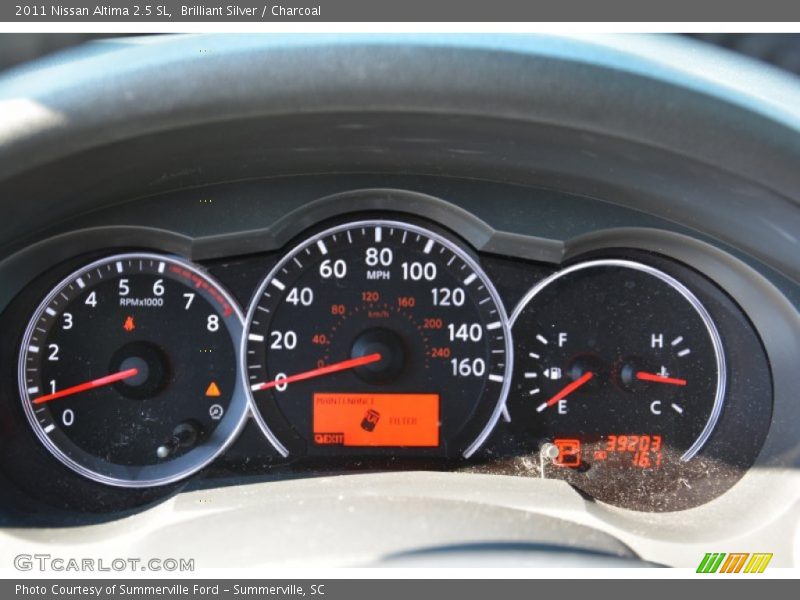 Brilliant Silver / Charcoal 2011 Nissan Altima 2.5 SL