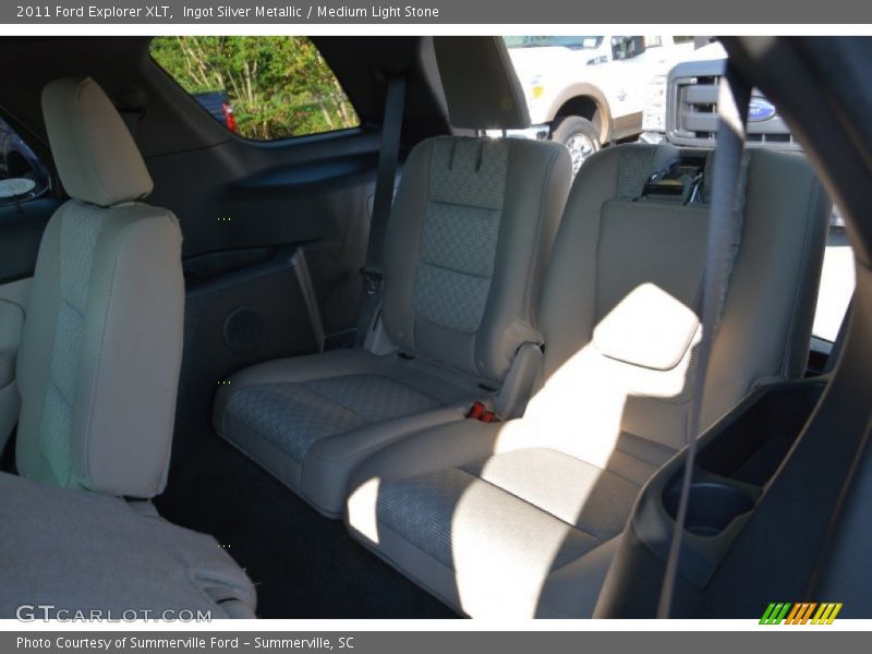 Ingot Silver Metallic / Medium Light Stone 2011 Ford Explorer XLT