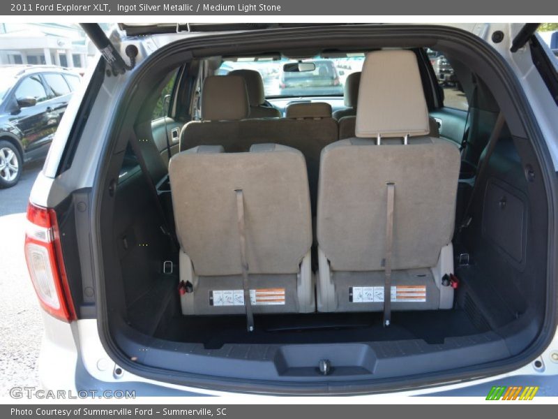 Ingot Silver Metallic / Medium Light Stone 2011 Ford Explorer XLT