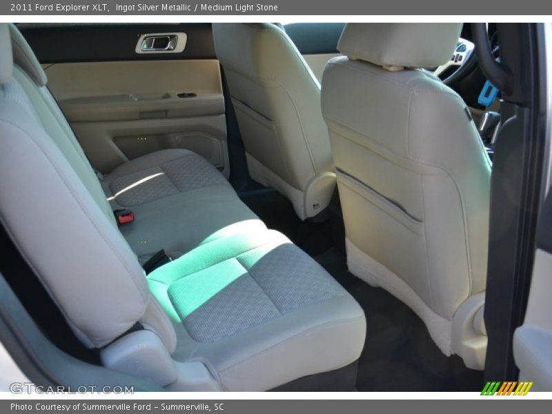 Ingot Silver Metallic / Medium Light Stone 2011 Ford Explorer XLT