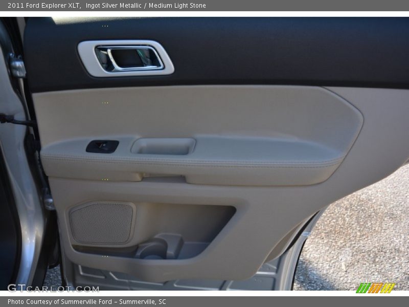 Ingot Silver Metallic / Medium Light Stone 2011 Ford Explorer XLT