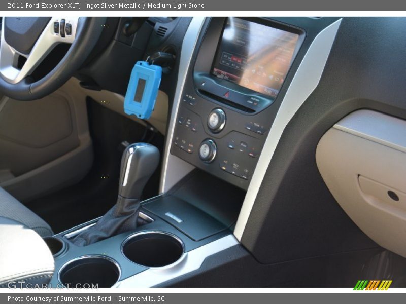 Ingot Silver Metallic / Medium Light Stone 2011 Ford Explorer XLT