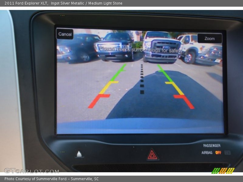 Ingot Silver Metallic / Medium Light Stone 2011 Ford Explorer XLT