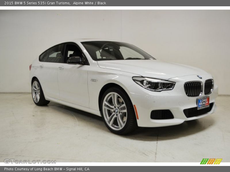 Alpine White / Black 2015 BMW 5 Series 535i Gran Turismo